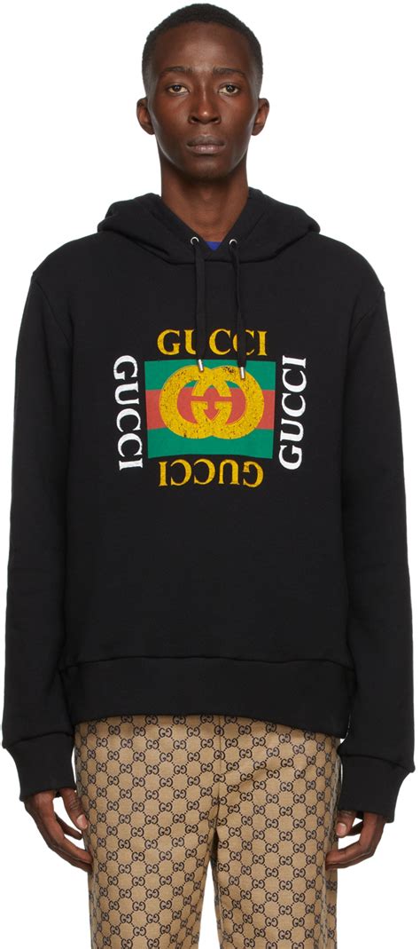 gucci emblem white hoodie|original Gucci hoodie.